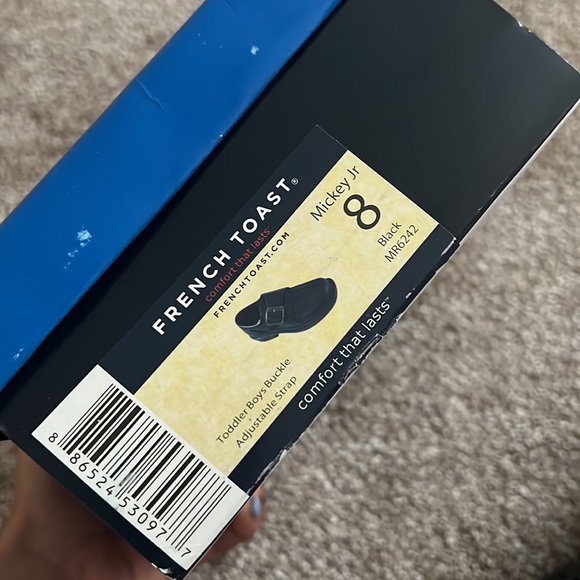French toast black shoes for toddler size 8 ntw - Picture 5 of 5